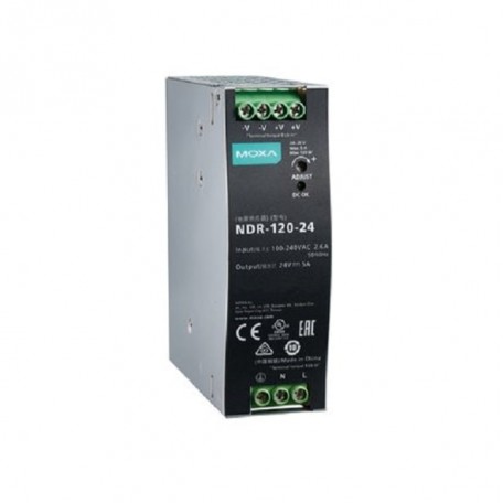 MOXA NDR-120-24 DIN-rail Power Supply