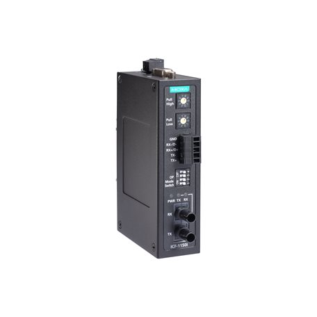 MOXA ICF-1150I-S-ST Serial to Fiber Converter