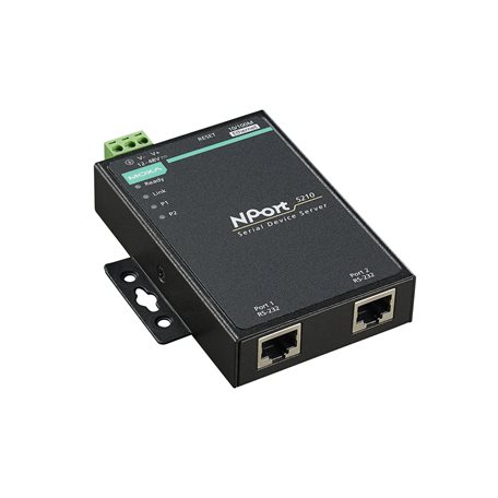 MOXA NPort 5210A w/ Adapter Serial to Ethernet Device Server