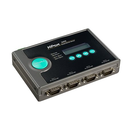 MOXA NPort 5450 w/ adapter Serial to Ethernet Device Server