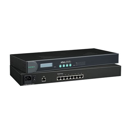 MOXA NPort 5610-8 Serial to Ethernet Rackmount Serial Device Server