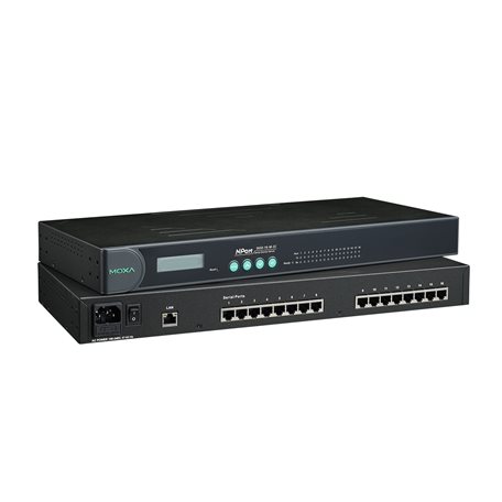 MOXA NPort 5650-16-M-SC Serial to Ethernet Rackmount Serial Device Server