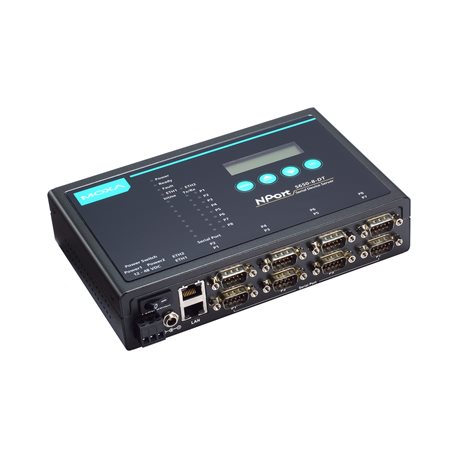 MOXA NPort 5650-8-DT w/o adaptor Serial to Ethernet Rackmount Serial Device Server