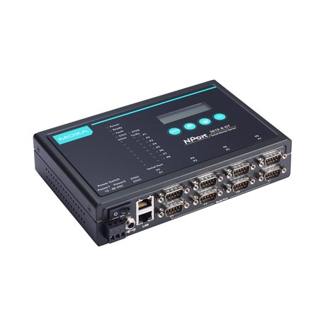 MOXA NPort 5650I-8-DT w/o Adaptor Serial to Ethernet Device Server