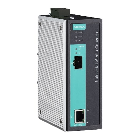 MOXA IMC-101G-T-IEX Ethernet to Fiber Converter