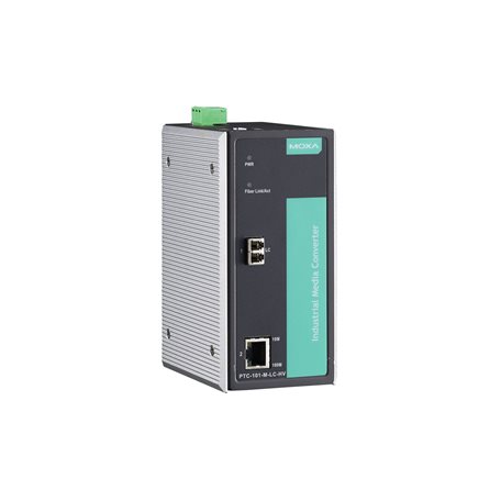 MOXA PTC-101-M-LC-LV Ethernet to Fiber Converter