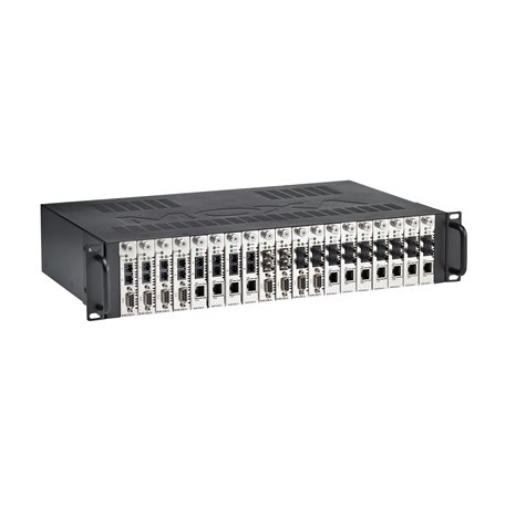 MOXA TRC-190-AC 19-inch Rackmount Chassis For Media Converters
