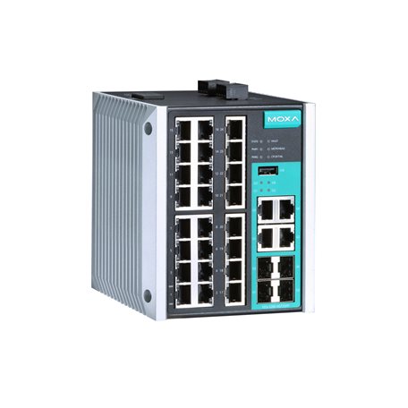 MOXA EDS-528E-4GTXSFP-HV-T Managed Ethernet Switches