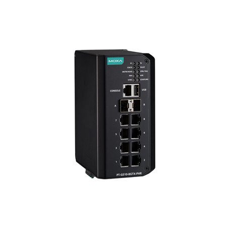 MOXA PT-G510-8GTX-PHR-WV-CT Managed Ethernet Switch