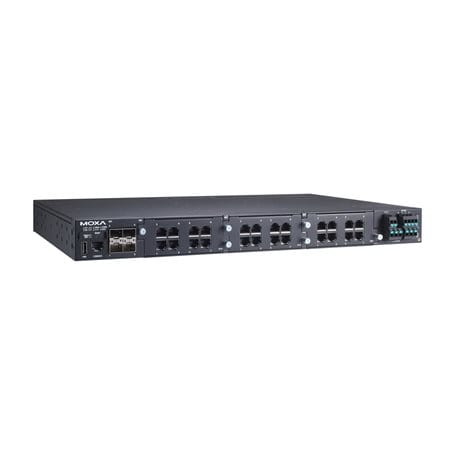MOXA RKS-G4028-L3-PoE-4GS-2HV-T Rackmount Ethernet Switch