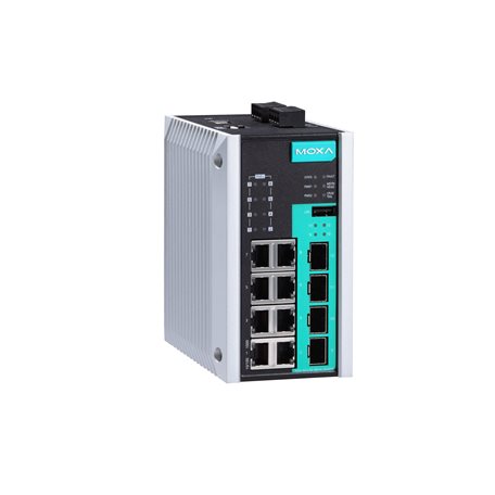 MOXA EDS-G512E-8PoE-4GSFP-T Managed Ethernet Switches