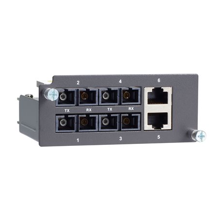MOXA PM-7200-4SSC2TX Fiber Ethernet Module