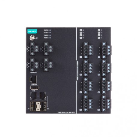 MOXA TWS-3010-APL-8PS-2GC-T Two-Wire Ethernet Switch