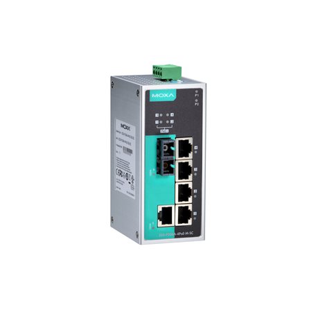 MOXA EDS-P206A-4PoE-M-SC-T Unmanaged Ethernet Switches