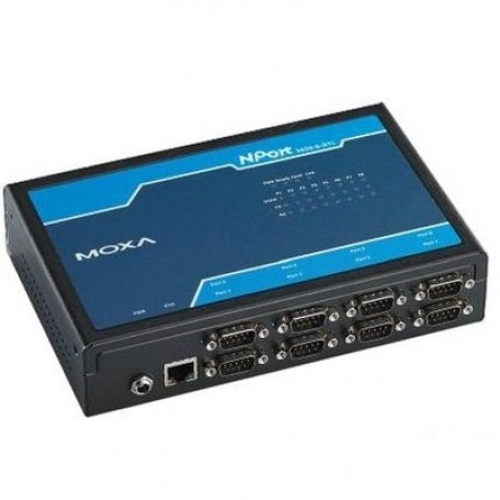 MOXA NPort 5610-8-DTL-T Serial to Ethernet Device Server