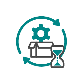 Lifecycle risk management icon